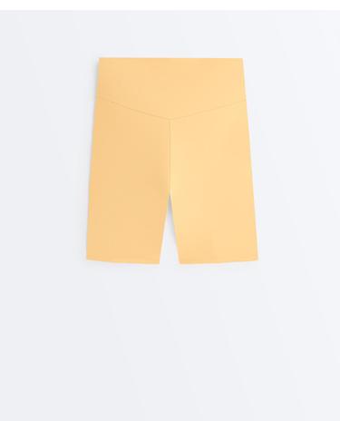 오이쇼 하이라이즈 바이커 레깅스 20cm 0592/226/337 BURNT YELLOW