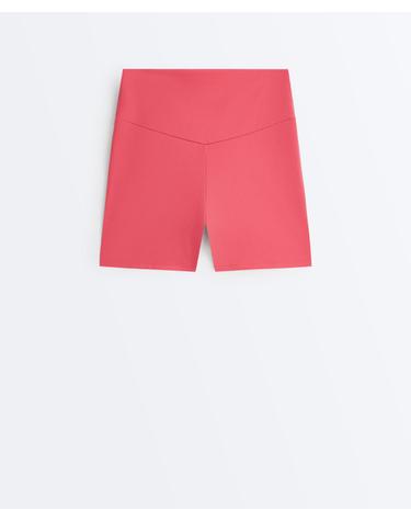 오이쇼 하이웨이스트 10cm 핫팬츠 레깅스 1243/226/996 WASHED RED