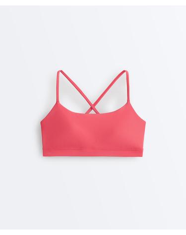 오이쇼 크로스백 라이트 서포트 스포츠 브라 3717/901/996 WASHED RED