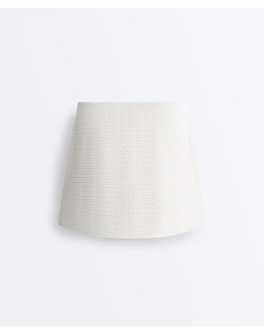 오이쇼 컴포트럭스 크로셰 미니 스커트 6134/805/959 PALE ECRU