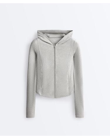 오이쇼 테크니컬 멜란지 집업 후드 자켓 6064/332/812 GREY MELANGE