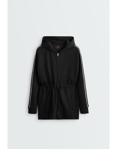오이쇼 모달 드로스트링 집업 후드 자켓 6741/791/800 BLACK