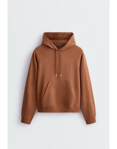 오이쇼 면 혼방 캥거루 포켓 후드티 5529/916/751 DARK CAMEL