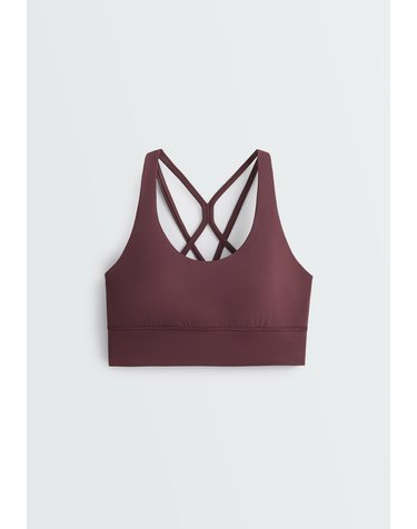오이쇼 미디엄 서포트 스포츠 브라 2977/901/647 PLUM