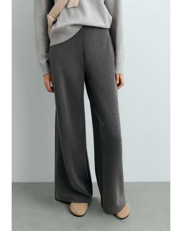 오이쇼 수퍼 하이라이즈 모달 와이드 팬츠 5692/173/845 ASPHALT GREY
