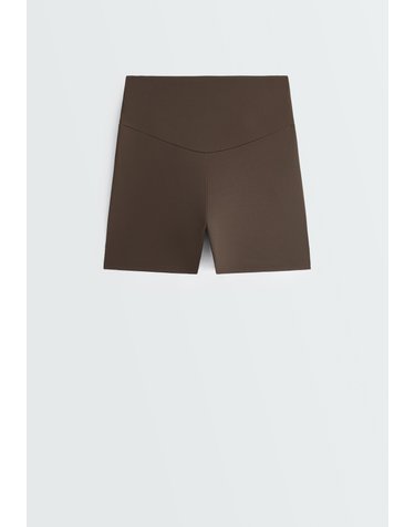 오이쇼 컴포트럭스 하이라이즈 핫팬츠 1243/226/753 BROWN
