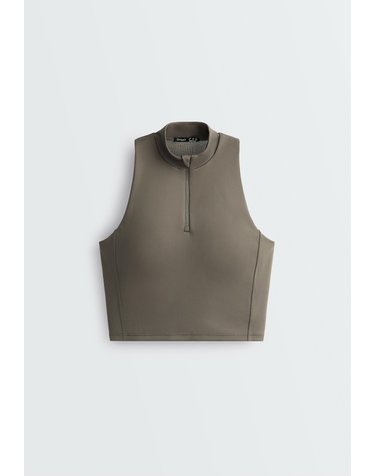 오이쇼 퀵드라이 포켓 브라 탱크탑 5738/870/038 CHARCOAL GREY