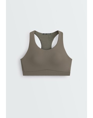 오이쇼 퀵드라이 포켓 스포츠 브라 5737/870/038 CHARCOAL GREY