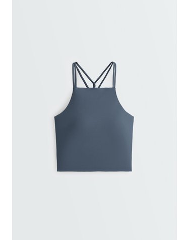 오이쇼 크로스 스트랩 브라 탱크탑 4790/904/479 DARK PETROL BLUE