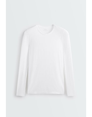 오이쇼 심리스 긴팔 베이스레이어 티셔츠 0216/842/251 WHITE
