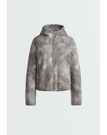 오이쇼 프린트 테크니컬 후드 패딩 자켓 6468/332/038 CHARCOAL GREY