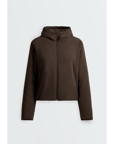 오이쇼 박시 테크니컬 후드 패딩 자켓 6128/332/753 BROWN