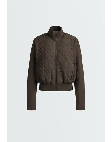 오이쇼 테크니컬 퀼팅 패딩 봄버 자켓 6434/332/753 BROWN