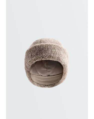 오이쇼 퍼 소재 턴업 브림 비니 6975/197/779 MINK MELANGE