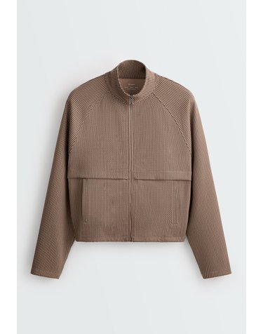 오이쇼 박시 하운드투스 하이넥 집업 자켓 6460/831/756 MID-CAMEL