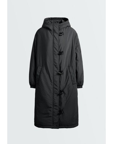 오이쇼 토글 버튼 후드 롱 패딩 코트 6429/749/200 ANTHRACITE