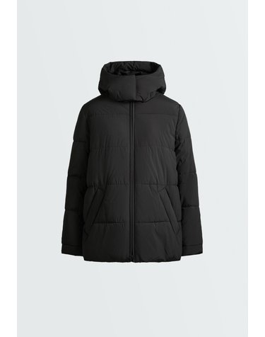 오이쇼 발수 후드 숏 패딩 자켓 6441/749/800 BLACK