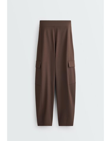 오이쇼 벌룬 카고 기모 팬츠 6630/230/709 DARK REDDISH-BROWN