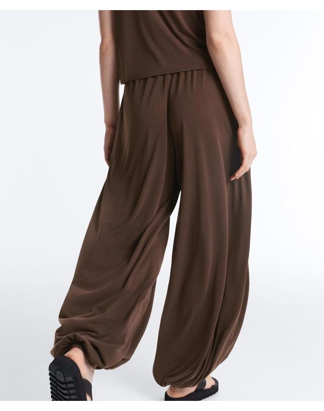 오이쇼 오이쇼 소프트 모달 블렌드 조거 팬츠 5603/911/716 DARK BROWN 브라운 착용컷
