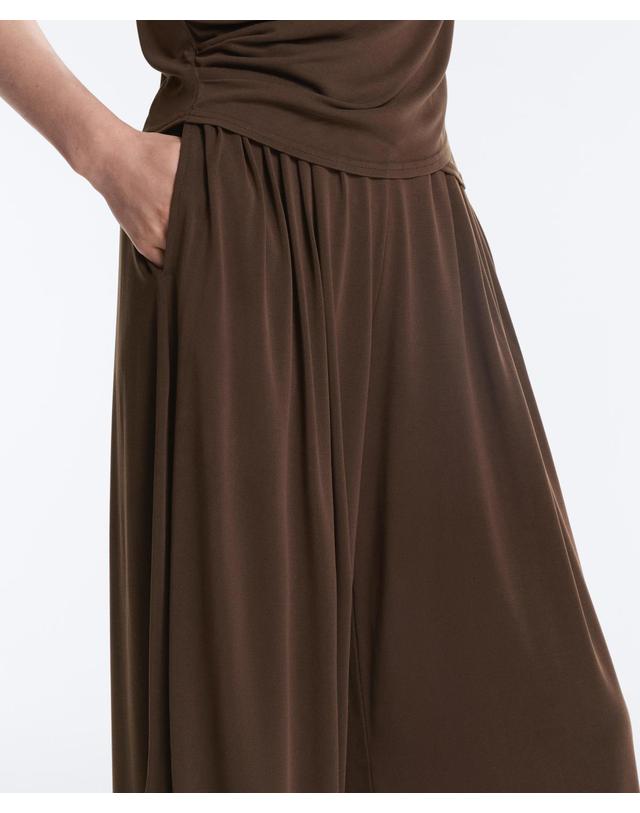 오이쇼 오이쇼 소프트 모달 블렌드 조거 팬츠 5603/911/716 DARK BROWN 브라운 착용컷