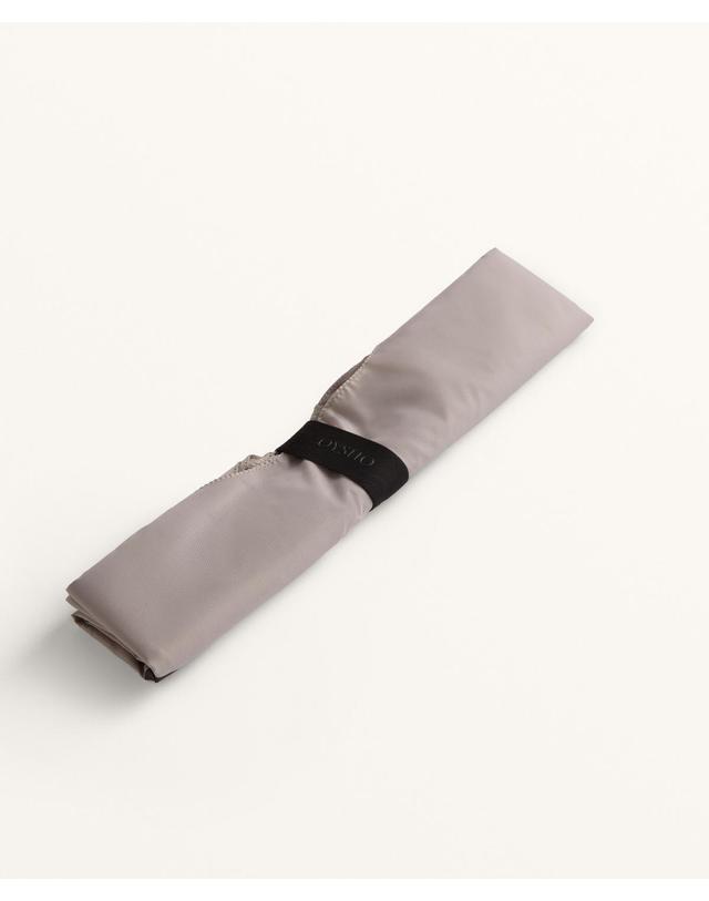 오이쇼 오이쇼 로고 프린트 패커블 토트백 3684/428/830 TAUPE 그레이 착용컷