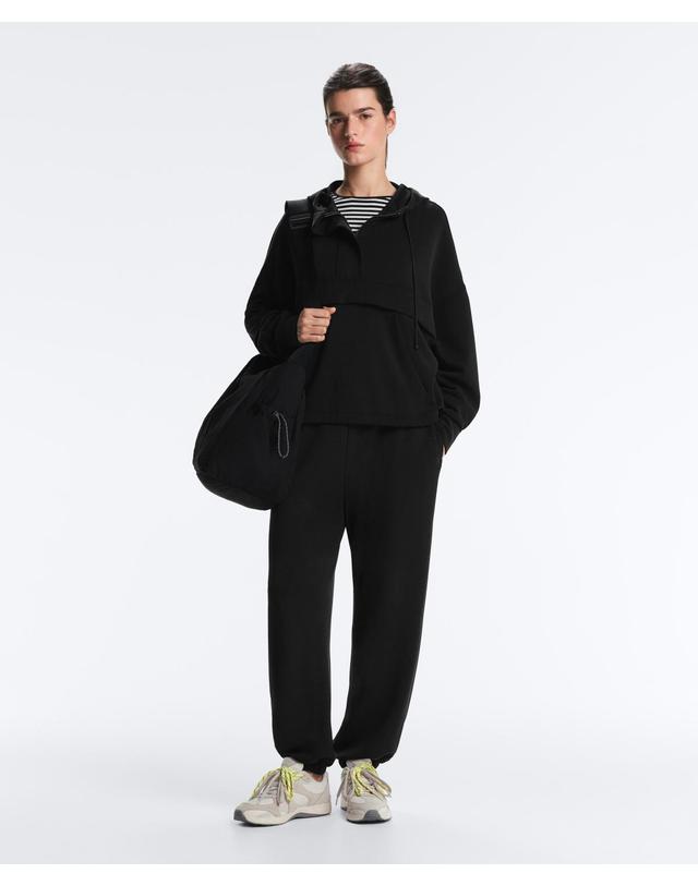 오이쇼 오이쇼 모달 드로스트링 후드 스웨트셔츠 1780/791/800 BLACK 블랙 착용컷