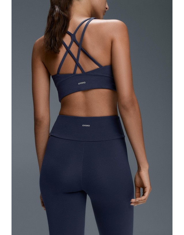 오이쇼 오이쇼 테크니컬 하이라이즈 카프리 레깅스 1233/226/408 NAVY BLUE 네이비 착용컷