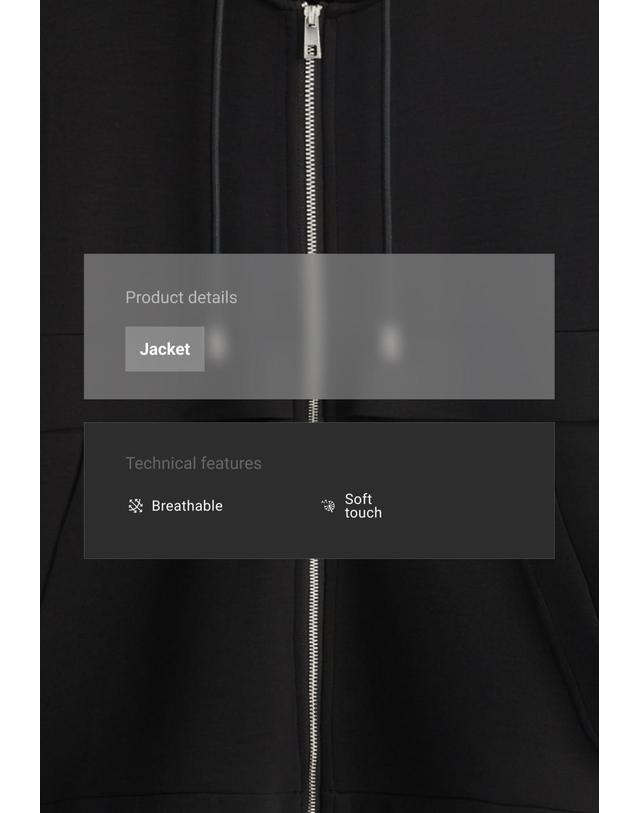 오이쇼 오이쇼 모달 소프트 테크니컬 집업 후드티 4320/791/800 BLACK 블랙 착용컷