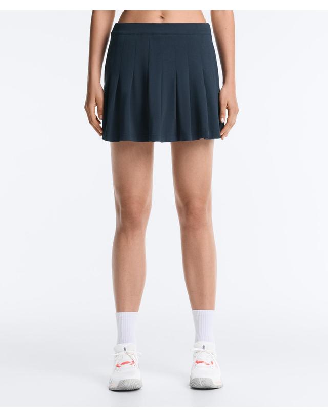 오이쇼 오이쇼 코튼 피케 플리츠 미니 스커트 6135/624/408 NAVY BLUE 네이비 착용컷