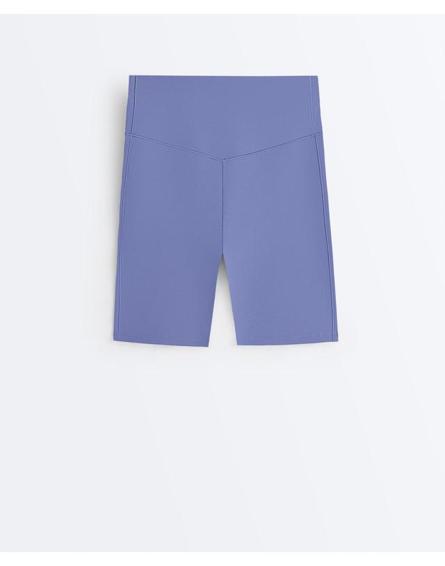 오이쇼 오이쇼 하라이즈트 사이클 레깅스 20cm 1269/288/398 BLUEBERRY 블루 착용컷