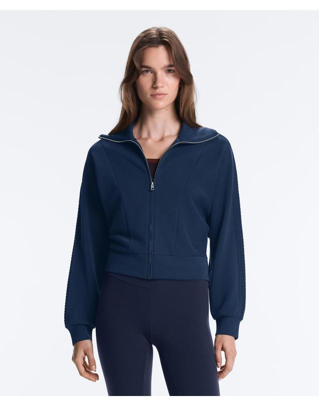 오이쇼 오이쇼 소프트 모달 집업 봄버 자켓 6083/791/408 NAVY BLUE 네이비 착용컷