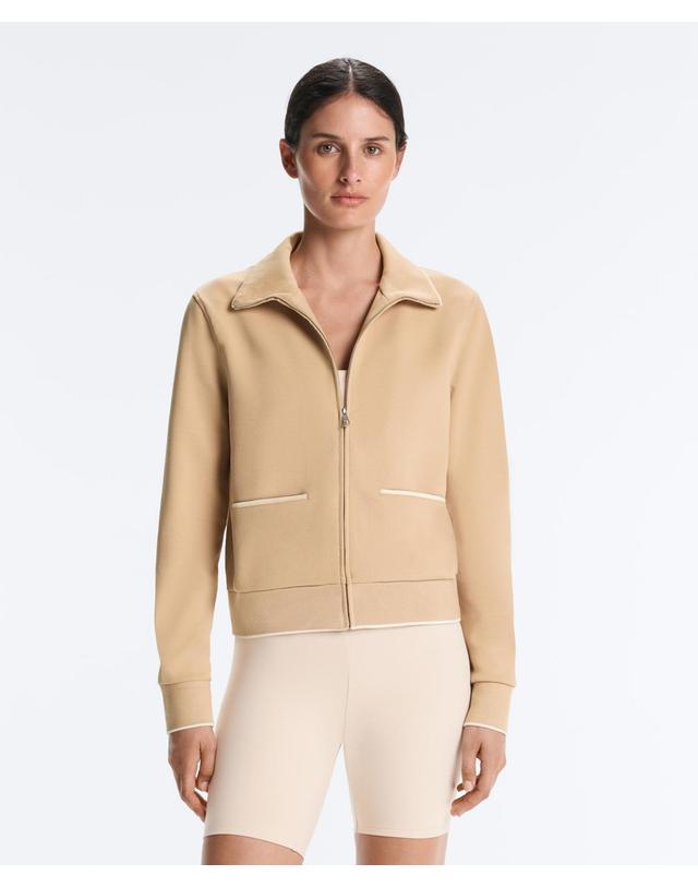 오이쇼 오이쇼 피케 코튼 파이핑 집업 자켓 5166/167/710 BEIGE 베이지 착용컷