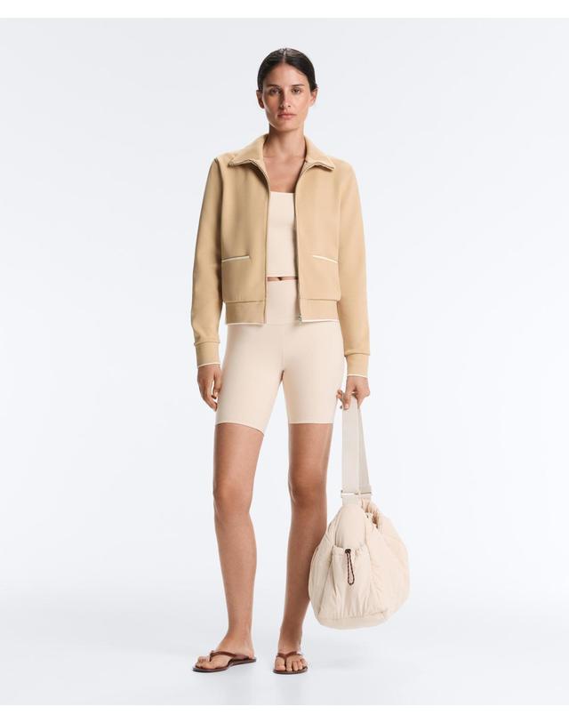 오이쇼 오이쇼 피케 코튼 파이핑 집업 자켓 5166/167/710 BEIGE 베이지 착용컷