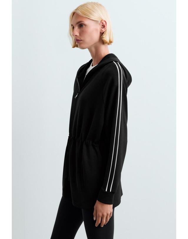 오이쇼 오이쇼 모달 드로스트링 집업 후드 자켓 6741/791/800 BLACK 블랙 착용컷