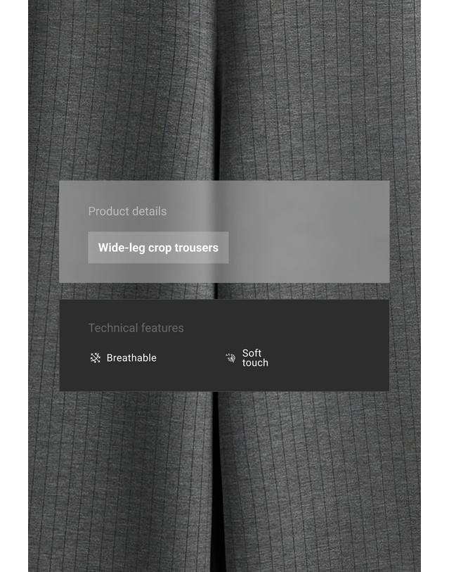 오이쇼 오이쇼 수퍼 하이라이즈 모달 와이드 팬츠 5692/173/845 ASPHALT GREY 그레이 착용컷