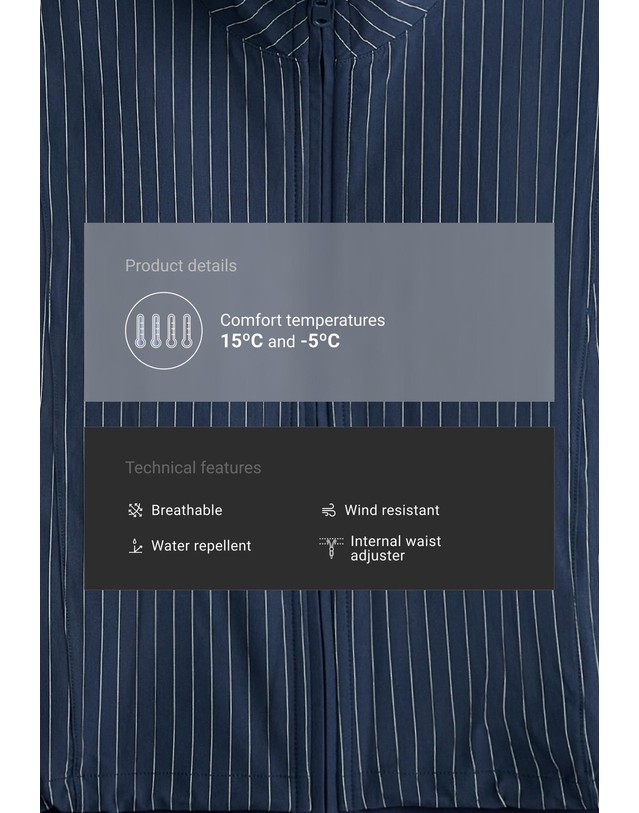 오이쇼 오이쇼 핀스트라이프 테크니컬 자켓 6475/332/408 NAVY BLUE 네이비 착용컷