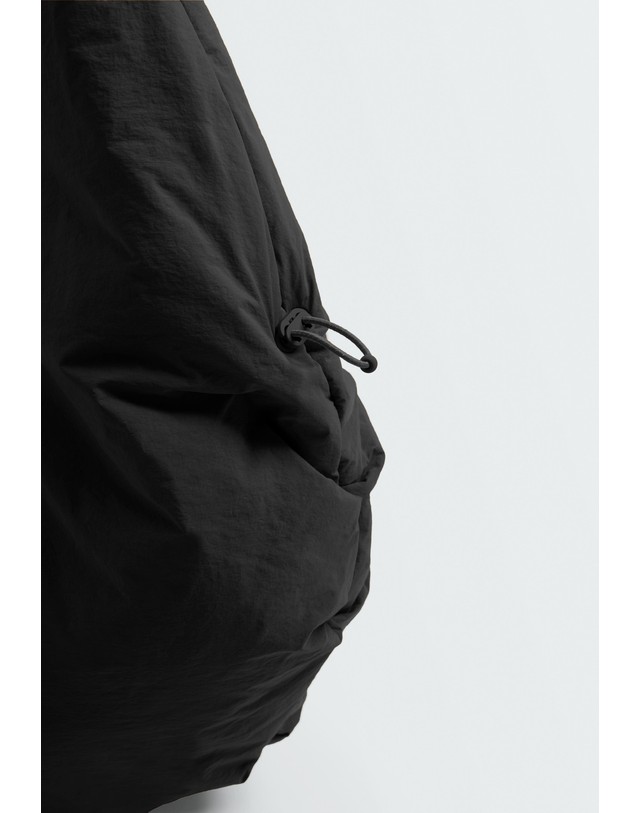 오이쇼 오이쇼 셔링 대용량 숄더 쇼퍼백 4114/880/040 BLACK 블랙 착용컷