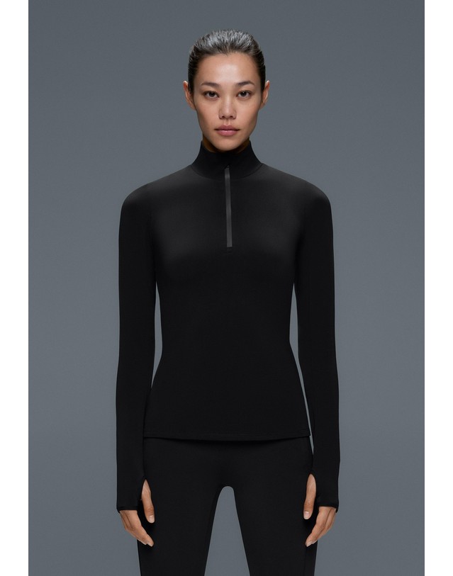 오이쇼 오이쇼 써멀 베이스레이어 긴팔 티셔츠 0231/890/800 BLACK 블랙 착용컷