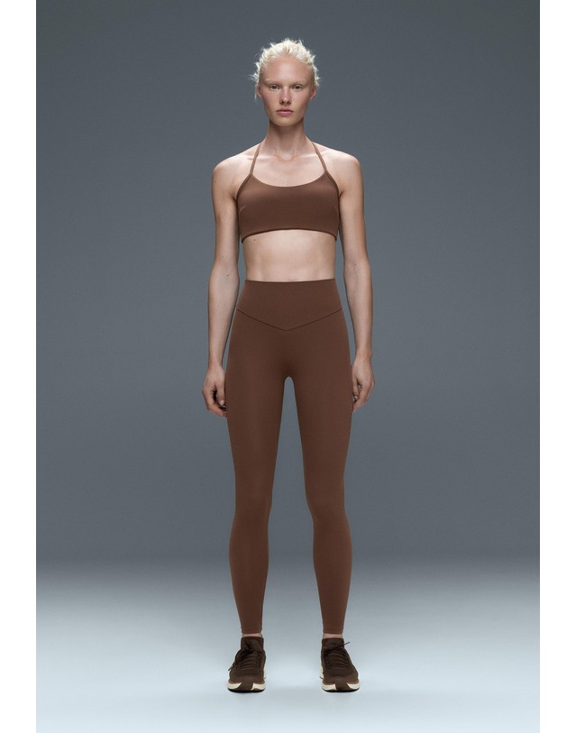 오이쇼 오이쇼 컴포트럭스 스포츠 브라 5732/801/722 COCOA 초콜릿 착용컷