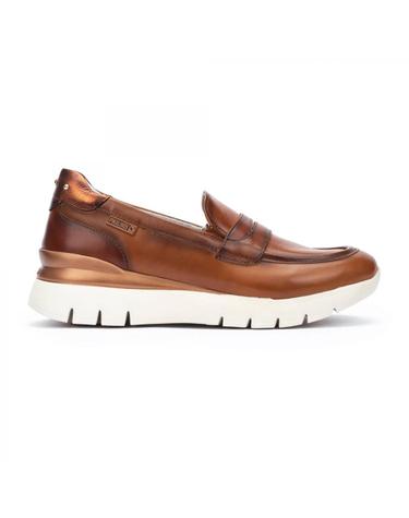 피콜리노스 테크니컬 쿠셔닝 베이직 레더 로퍼 ASTURIAS W9C-3882C1 BRANDY