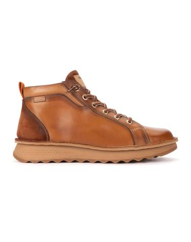 피콜리노스 레이스업 지퍼 캐주얼 앵클 부츠 W3J-8509C1 BRANDY