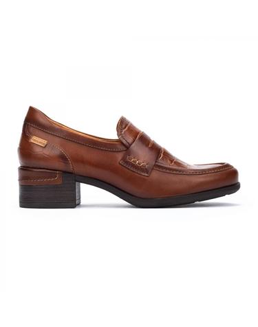 피콜리노스 브라운 클래식 힐 로퍼 MALAGA W6W-3916C1 CUERO