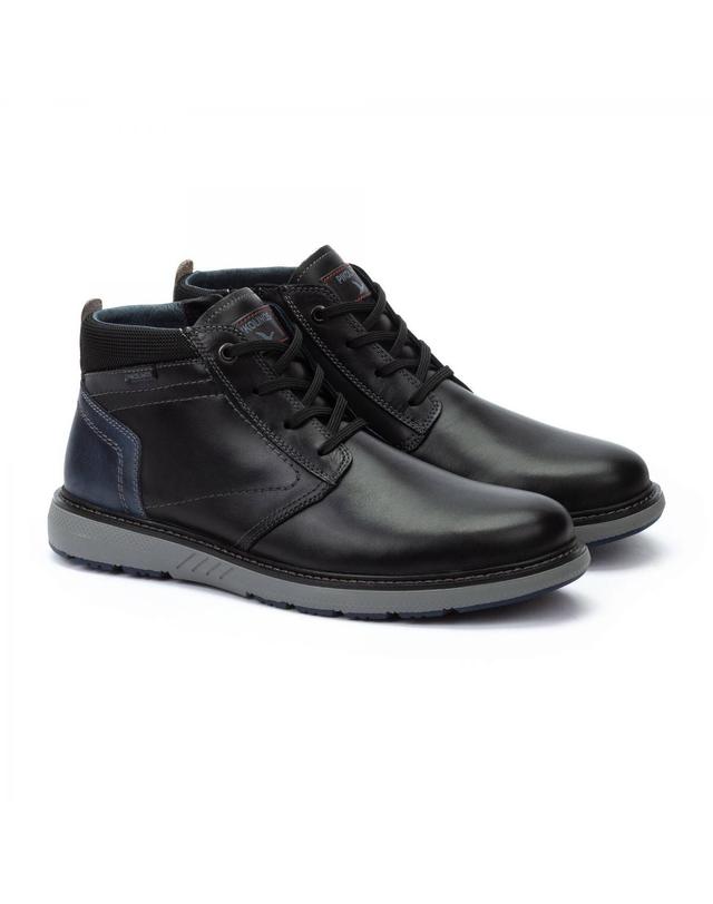 피콜리노스 피콜리노스 모던 컴포트 레이스업 지퍼 앵클부츠 BILBAO M8D-8050C1 BLACK 블랙 착용컷