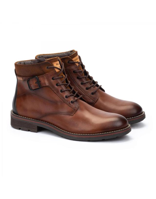 피콜리노스 피콜리노스 프리미엄 레더 레이스업 앵클부츠 YORK M2M-8045C1 CUERO 브라운 착용컷