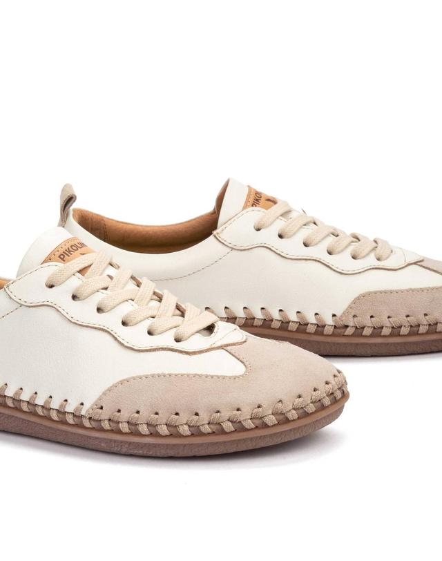 피콜리노스 피콜리노스 레더 로우탑 스니커즈 PATERNA U9B-6811C1 OFF WHITE 화이트 착용컷