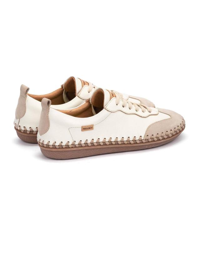 피콜리노스 피콜리노스 레더 로우탑 스니커즈 PATERNA U9B-6811C1 OFF WHITE 화이트 착용컷