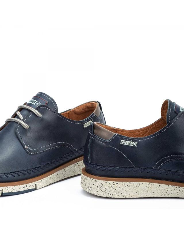 피콜리노스 피콜리노스 캐주얼 레더 더비화 SAN JUAN 남성 레이스업 슈즈 M6L-4275C1 BLUE 블루 착용컷