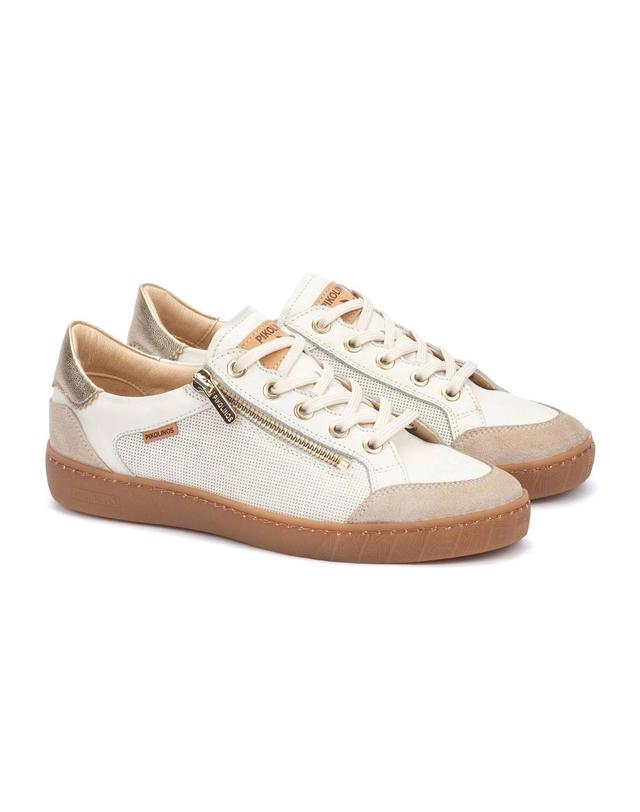 피콜리노스 피콜리노스 컴포트 지퍼 스니커즈 LANZAROTE W7B-6737C2 OFF WHITE 화이트 착용컷
