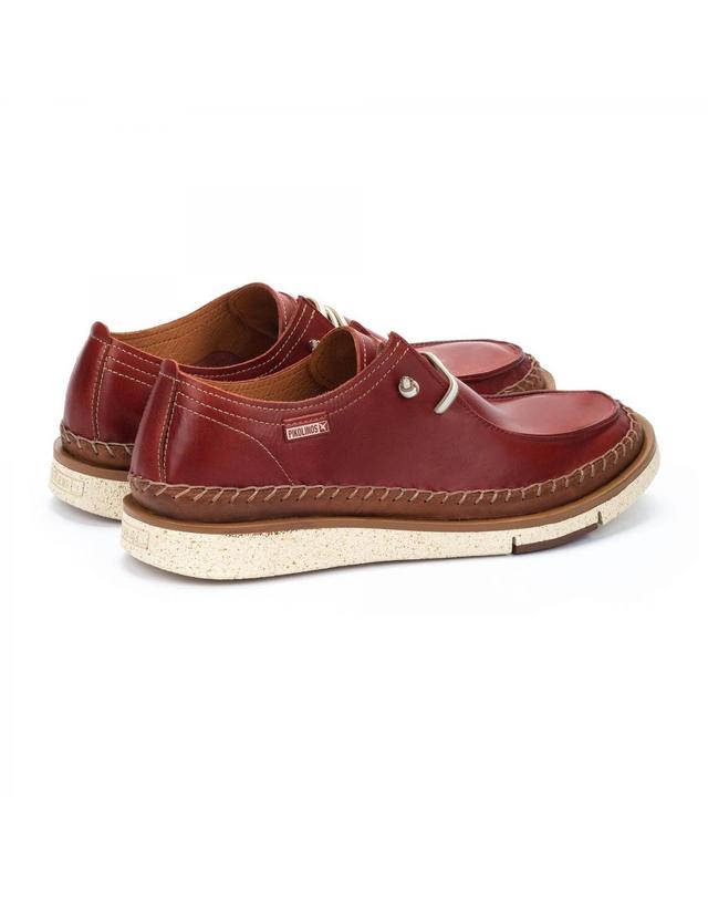 피콜리노스 피콜리노스 프리미엄 컴포트 레더 캐주얼 로퍼 SAN JUAN M6L-4274C1 SANDIA 레드 착용컷