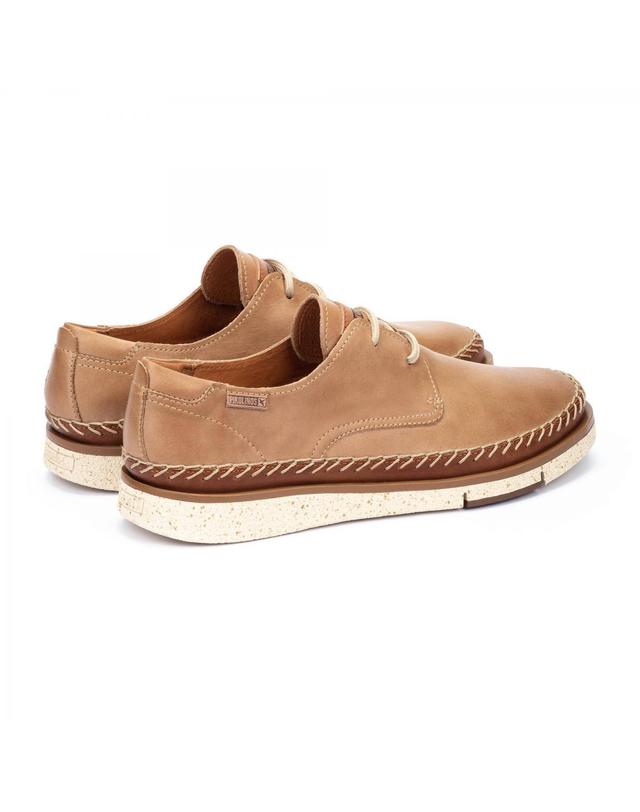 피콜리노스 피콜리노스 캐주얼 천연가죽 레이스업 더비화 SAN JUAN M6L-4275C2 CASTOR 베이지 착용컷